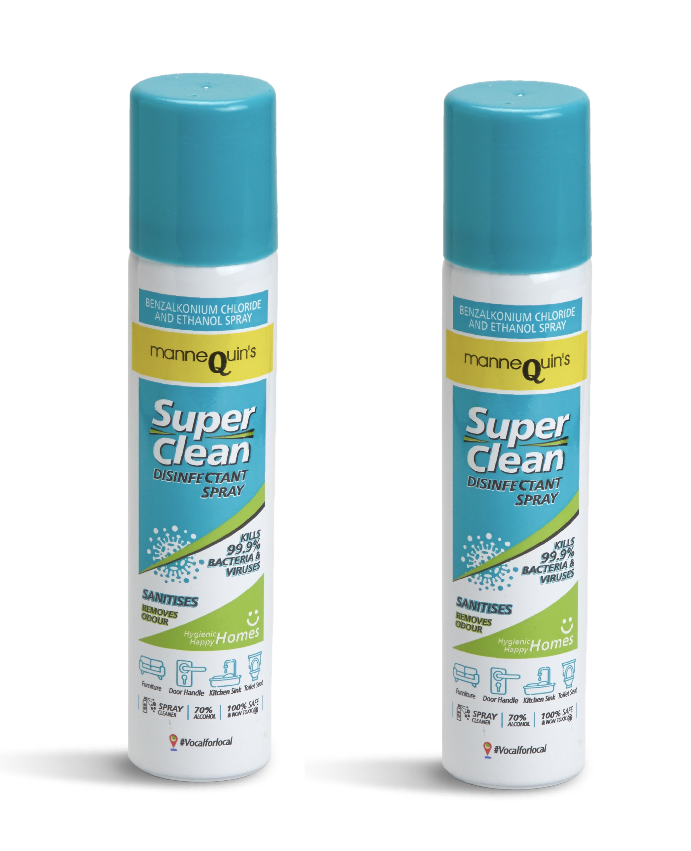  MANNEQUIN'S Set of 2 Super Clean Disinfectant Spray (75ml)